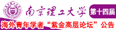 好大操我好舒服视频粉嫩南京理工大学第十四届海外青年学者紫金论坛诚邀海内外英才！
